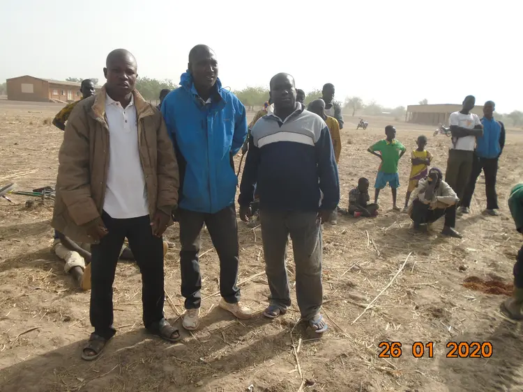 Le traducteur Marc Koussoubé pour le forage de Gosson
